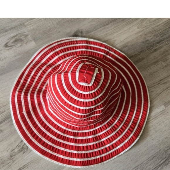 Magid Hats Strip Red White Sun Brim Floppy - Picture 5 of 7